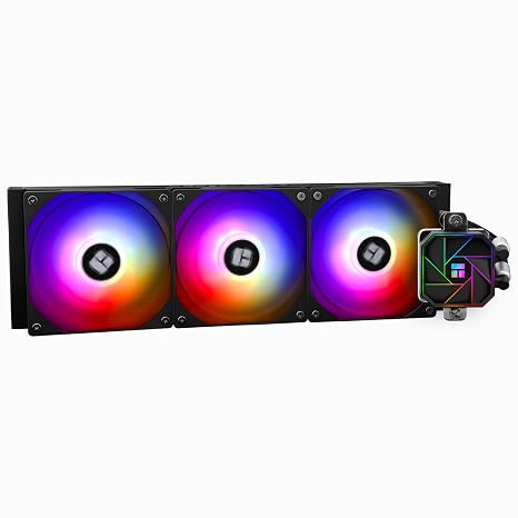 Thermalright Aqua Elite 360 V3 AIO CPU Cooler, 360 Liquid Cooling, ARGB PWM Fans, Intel LGA1150-1200/2011/1700/1851, AMD AM4/AM5