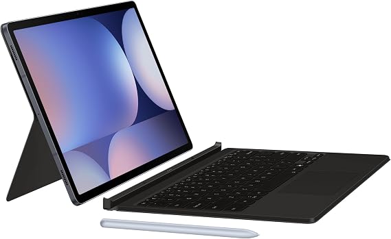 Samsung Galaxy Official AI Book Cover Keyboard with Trackpad for Tab S10+, S9+, Tab S9 FE+, Black