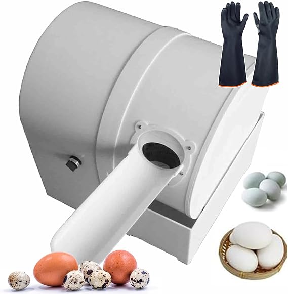 Automatic Egg Cleaning Machine - Brush Roller Egg Washing Machine - 2300 Eggs/Hour - Egg Washing Machine - Egg Washing Machine With Single Bucket For Cleaning - Save Time And Effort