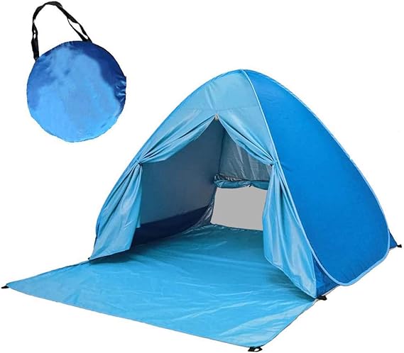 Automatic Pop Up Beach Tent Instant Portable Quick Sun Shelter for 2-3 Persons