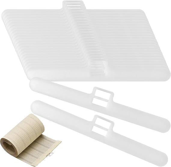 25pcs Vertical Blind Top Hangers 3.5inch 89mm Slats Spare Parts For Repair, Vertical Hanging Venetian Blinds Accessories Vertical Blind Repair Kit