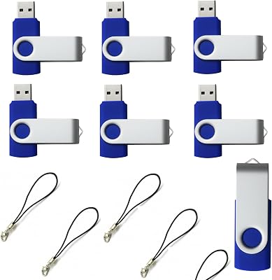 lcwamy 512MB Flash Drives 100 Pack USB Drives Bulk USB Flash Drive 100 Pack Thumb Drive Pack Flash Drive Bulk Memoria USB CupShadow Blue, No Logo