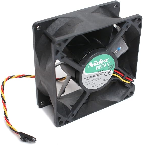 Nidec Beta V 12V 3 Wire Fan Nidec Beta V Part Numbers : TA350DC, M35105-58, G5DELP6