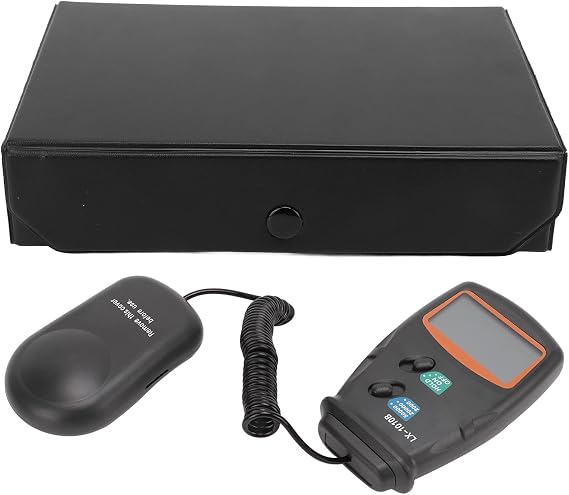 Digital Light Meter LX1010B, Multifunction LED Illuminance Meter for Office School Factory ABS Material