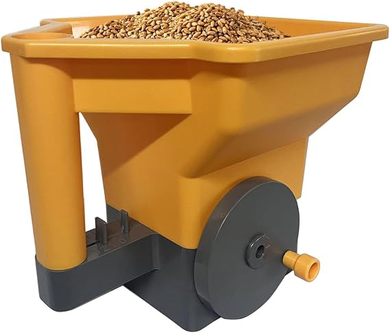 Hand Spreader Hand-cranked Adjustable Small Handheld Seeder