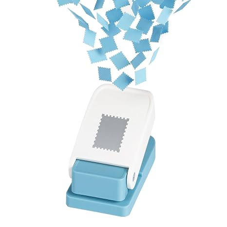 HTVRONT Stamp Punch, 1X0.8inch Postage Stamp Puncher for journaling