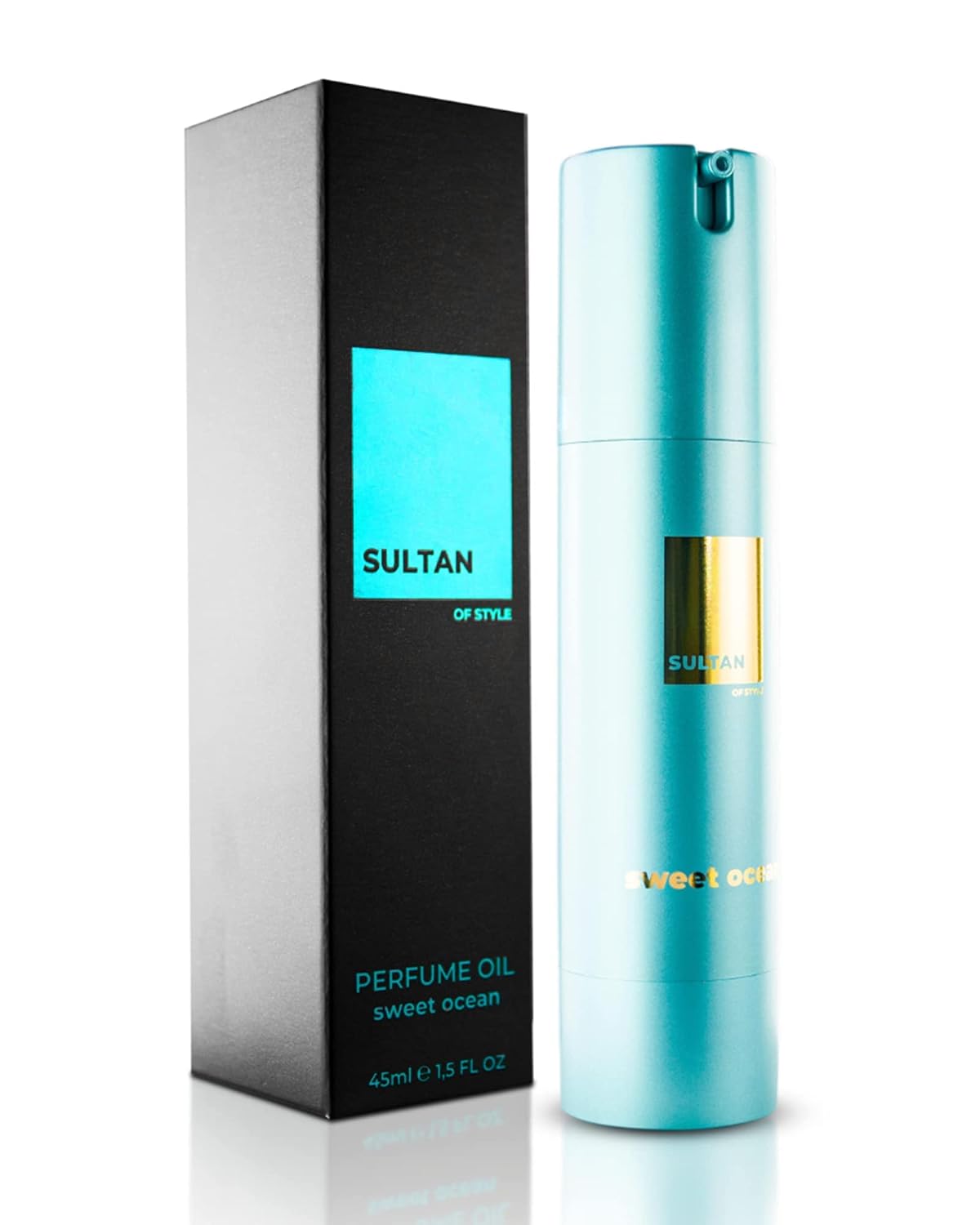 Sultan of Style Sweet Ocean Perfume Oil Men Fresh and Sweet Fragrance 100% Alcohol Free Nourishing Essential Oils Gifts for Men