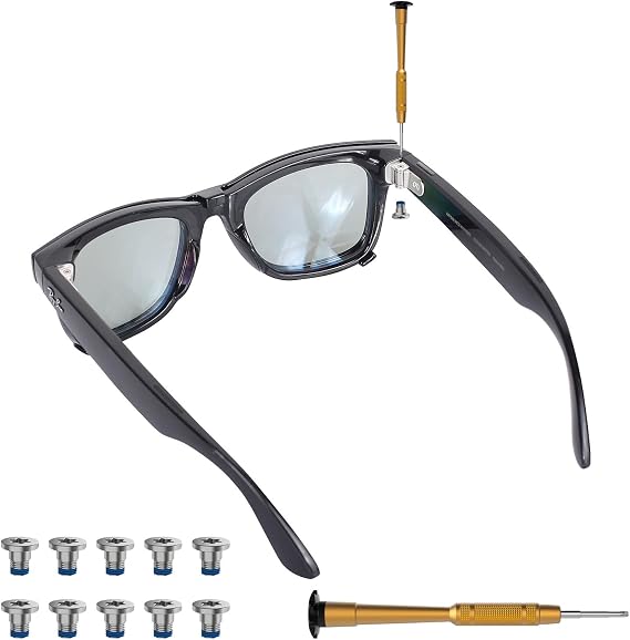 Ray-Ban Meta用の交換用スマートサングラステンプルネジ。