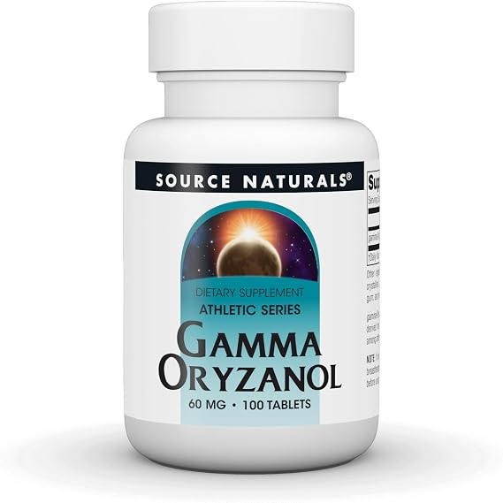 Source Naturals Athletic Series Gamma Oryzanol, 60 mg - 100 Tablets