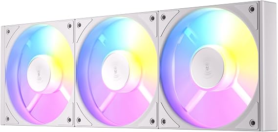 Antec C120R ARGB White, 3x120mm PWM Ters Fan, ARGB Kontrolcü Uyumlu, 12V, 1.32W, Beyaz Kasa Fanı 3'lü Paket