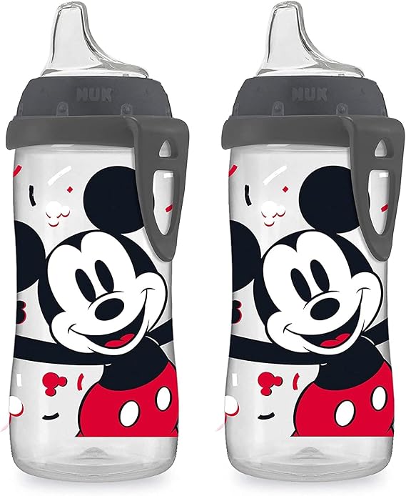 NUK Disney Active Cup, 10 oz, 2 Pack (Mickey Mouse)