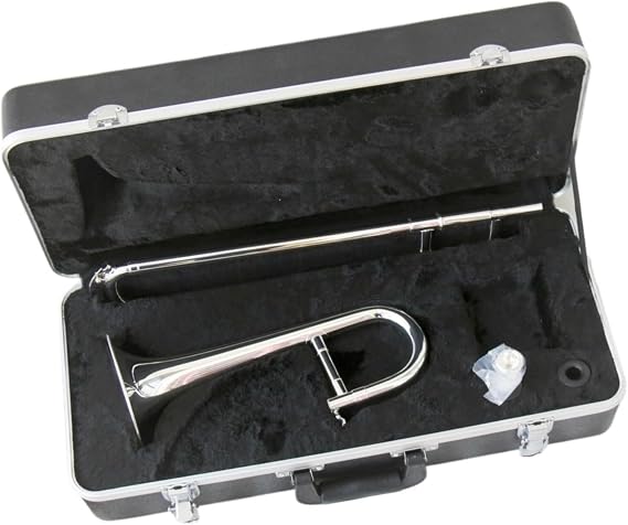 Standard Trombone B Flat Soprano Trombone Silver Plated Brass Instrument