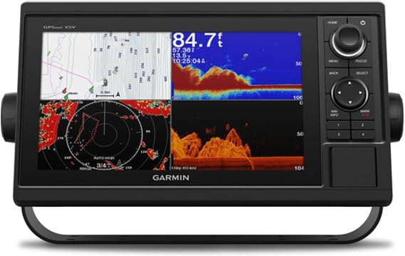 Garmin 010-01740-50 GPSMAP 1042xsv Without Transducer - 10", Navionics+, SideVu, ClearVu and Traditional Chirp