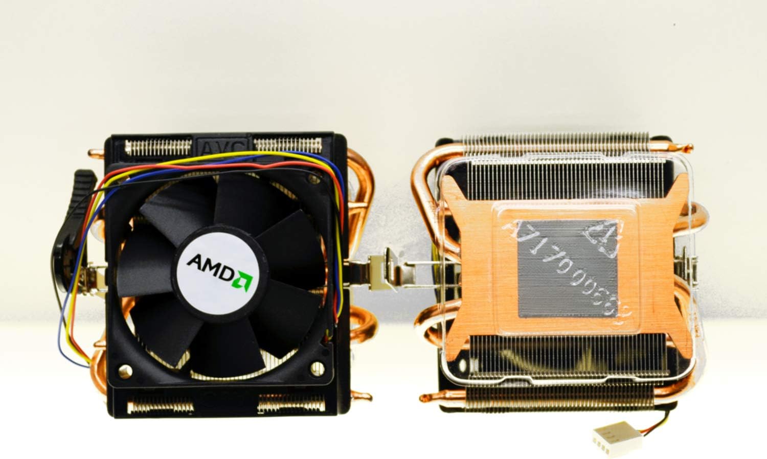 AMD Socket AM3AM2AM21207939940754 Copper BaseAlum Heat Sink & 2.75 Fan wHeatpipes & 4-Pin Connector