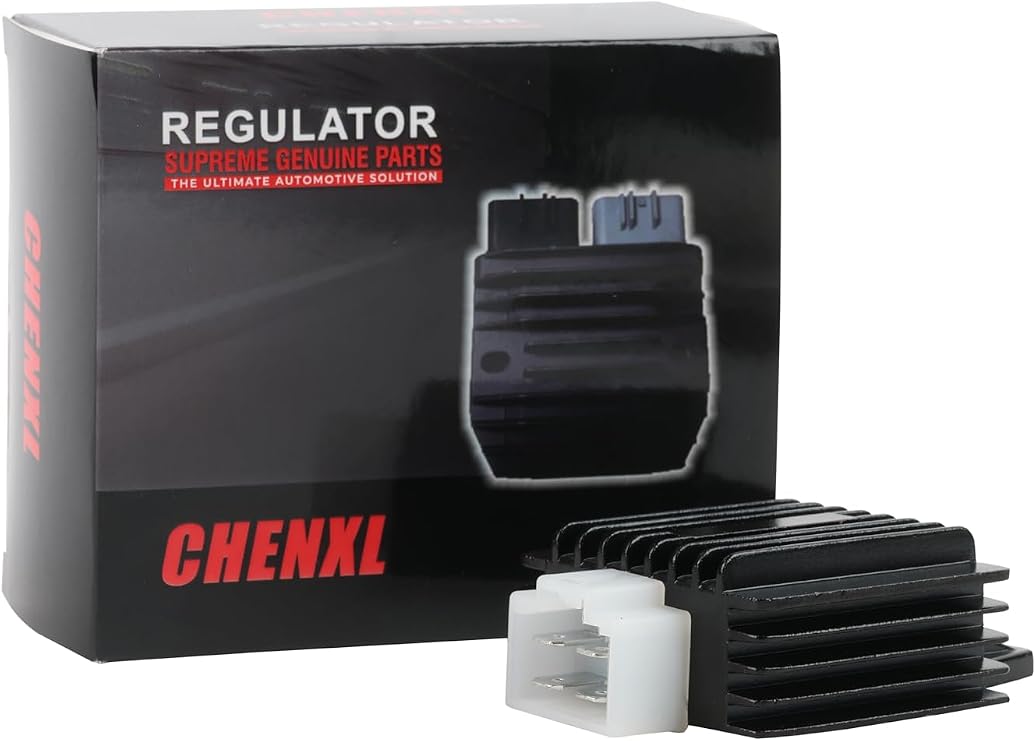 Taotao Apollo Kayo Coleman Coolster OEM FULL WAVE (Not For Half Wave) 4 Pin Voltage Regulator Rectifier for GY6 Engine 50cc 80cc 125cc 150cc Moped Scooter ATV Parts