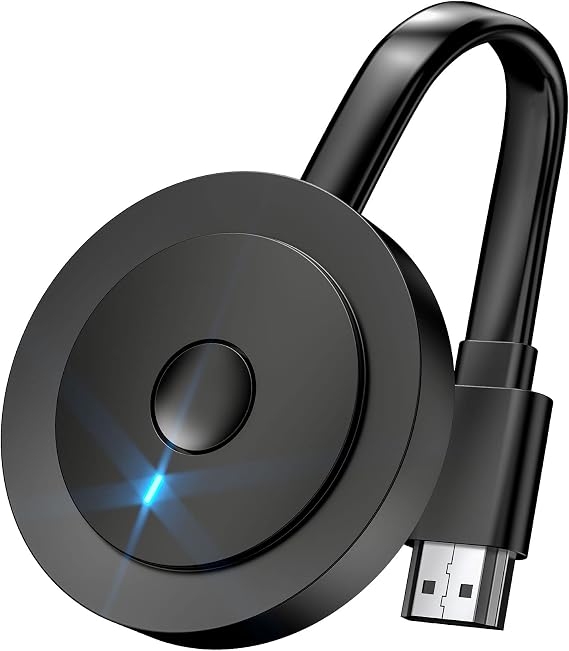 Wireless HDMI Adapter, DRYMOKINI 4K HDMI Dongle, Mirror Screen Display Dongle, Casting YouTube/TikTok from i-Phone,i-Pad, Android, Tablet, Windows to HDTV/Monitor/Projector, Miracast, Airplay, DLNA