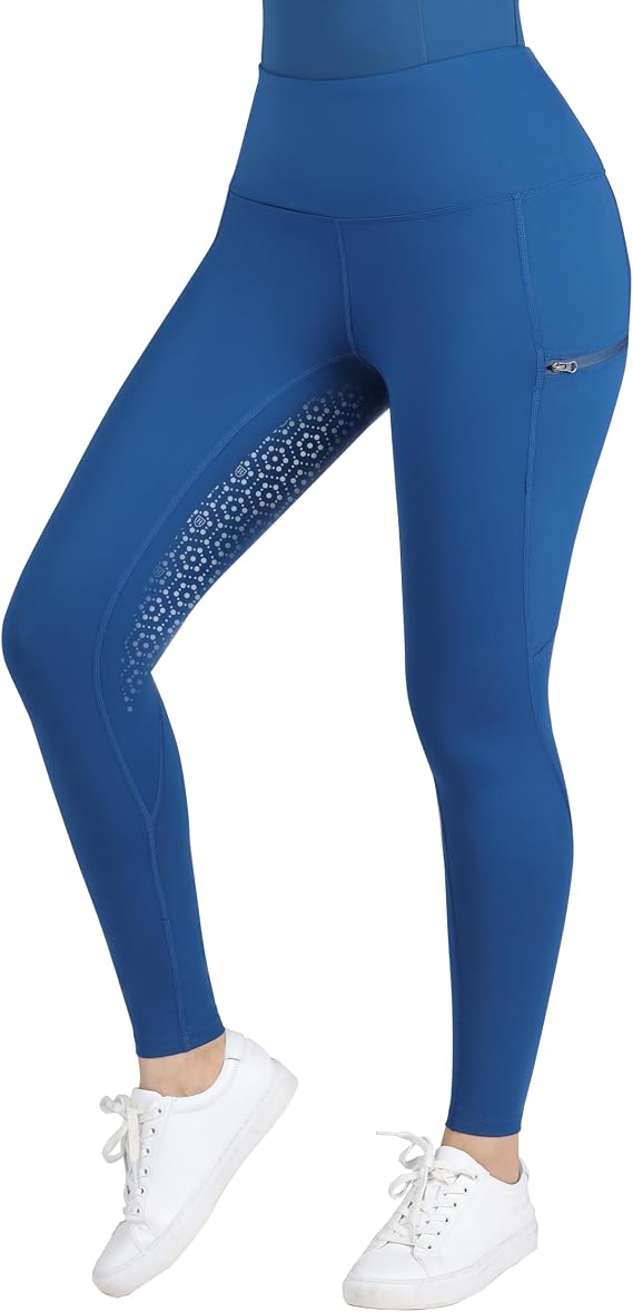Harrison Howard Women's Horse Riding Pants with Zipper Pockets Equestrian Breeches Riding Breeches for Women