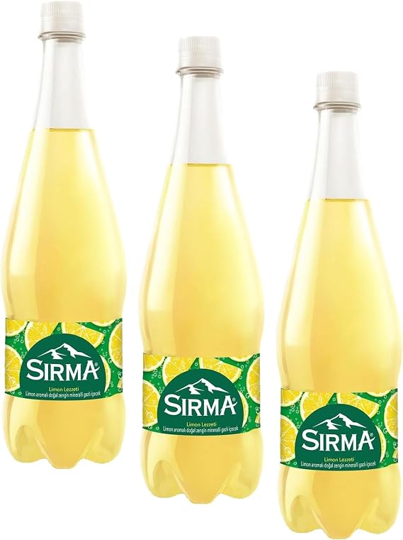 Sırma C Vitaminli Limon Aromalı Doğal Maden Suyu 6x1 L (3 paketi)