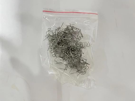 Plastic Welder Hot Staples 200pcs, 6 Types for Bumper Repair(Wave Shape)