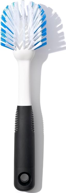 OXO Good Grips Dish Scrub Brush with Non-Slip Handle, Nylon Bristles