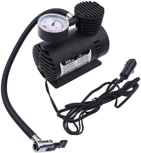 Mini Hava Kompresörü, Taşınabilir Mini Hava Kompresörü Elektrikli Lastik Infaltor Pompası 12 Volt Araba 300 PSI