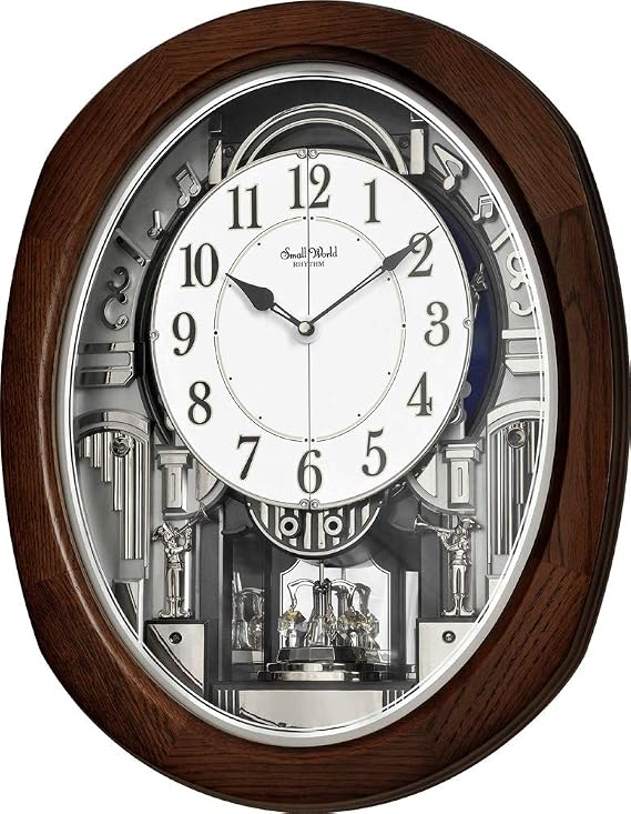 Rhythm Clocks "Espresso Blessing" Magic Wall Clock