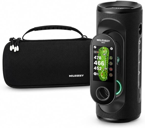 MiLESEEY GeneSonic Pro Golf GPS Speaker and Carry Case Bundle