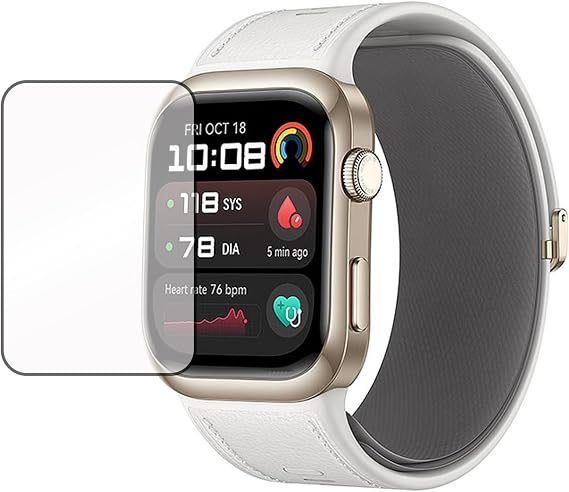 Microcase Huawei Watch D2 için Tam Kaplayan Kavisli Ekran Koruyucu 3D Pet Film - Siyah AL3385