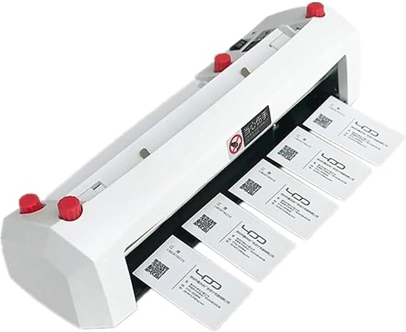 Electric Business Card Cutter, Business Card Cutter Automatic Binding Machine, Office Paper Cutter, Automatic Card Cutter for Business Invitations Membership Word Card Clothes