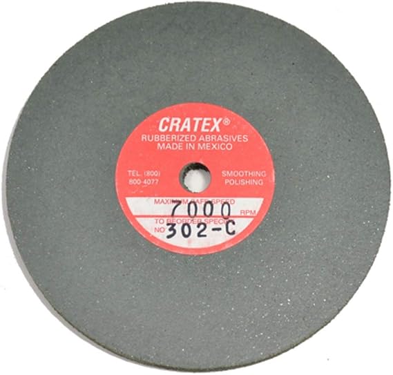 302F Rubberized Abrasives Wheels 3X1/8X1/4 Fine