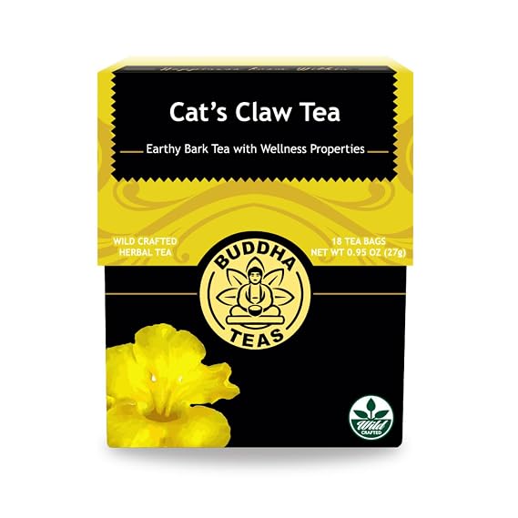 Buddha Teas Organic Cat's Claw Tea - Herbal Tea, Caffeine Free