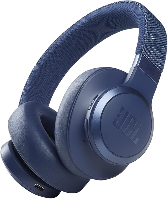 JBL Live 660 BT NC, Wireless Headphones, OE, Blue