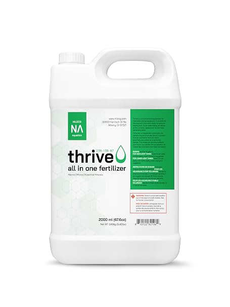 Thrive Planted Aquarium Fertilizer -All in One Planted Tank Liquid Fertilizers - Micro & Macro Nutrient Rich Food for Aquatic Plants - Highly Concentrated (2000ml)
