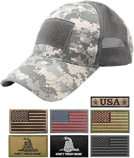 Tactical Operator Caps with Patches for Men
