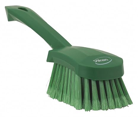 Vikan 41942 Brush,Washing,Soft-Split,10",PP/PBT,Green
