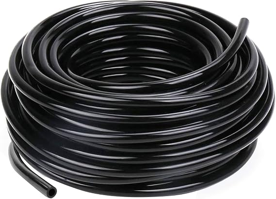 Micro Irrigation Hose, Drip Irrigation Line, 30 Meters Irrigation Hose Hose, Inner Diameter 4mm/Outer Diameter 7mm Black Supply Pipe for Garden Watering System