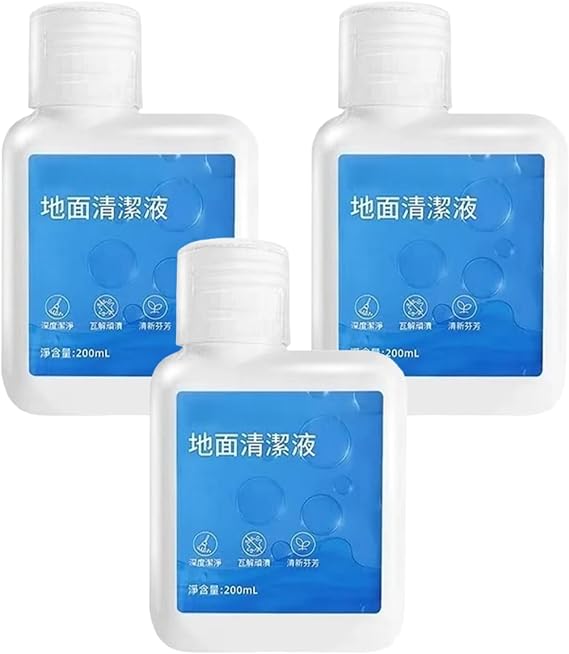 Cleaning Solution 200ml, Compatible With Dreame L40S Pro/X50 Ultra /X30 Ultra/X40 Ultra, All-Purpose Floor Cleaner(200mlx3)