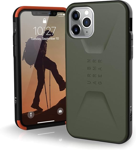URBAN ARMOR GEAR iPhone 11 Pro 5.8 inch Shockproof Case, CIVILIAN Olive Drab Japan Authorized Dealer Product UAG-IPH19SS-OD