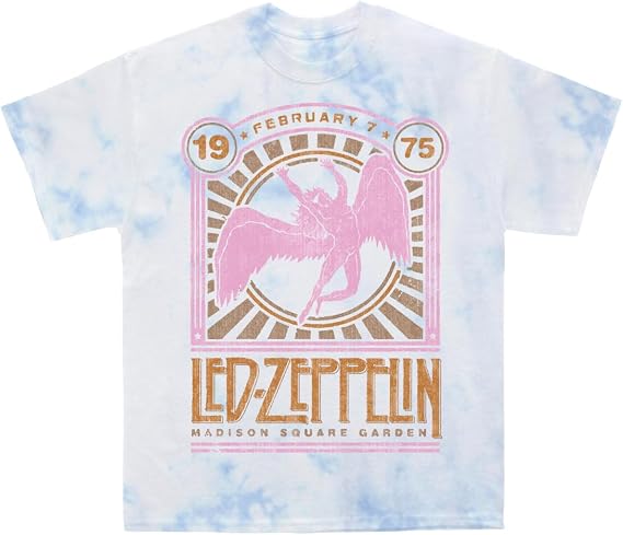 Led Zeppelin Unisex Adult Blue Cloud Tee