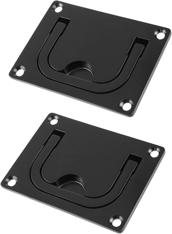 Bitray 2P Recessed Flush Pull Handle Flush Ring Pull Handle Boat Hatch Pull