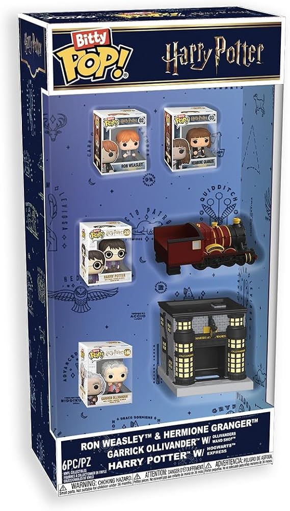 Funko Bitty POP! 4 Pack Starter Set: Harry Potter - Harry, Hermione, Ron