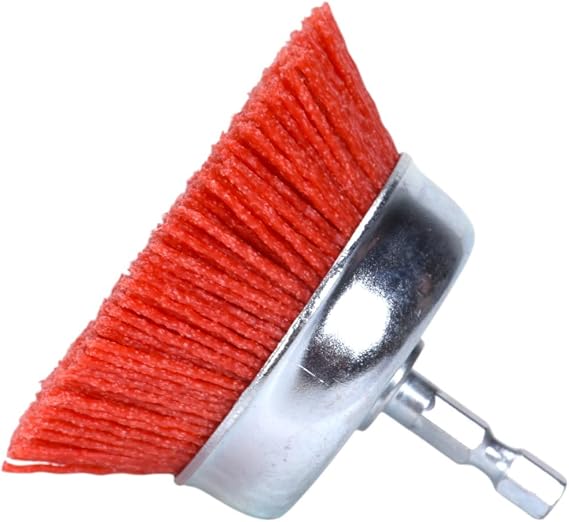 Century Drill & Tool 77231 Nylon Abrasive Cup Brush, 3", Coarse