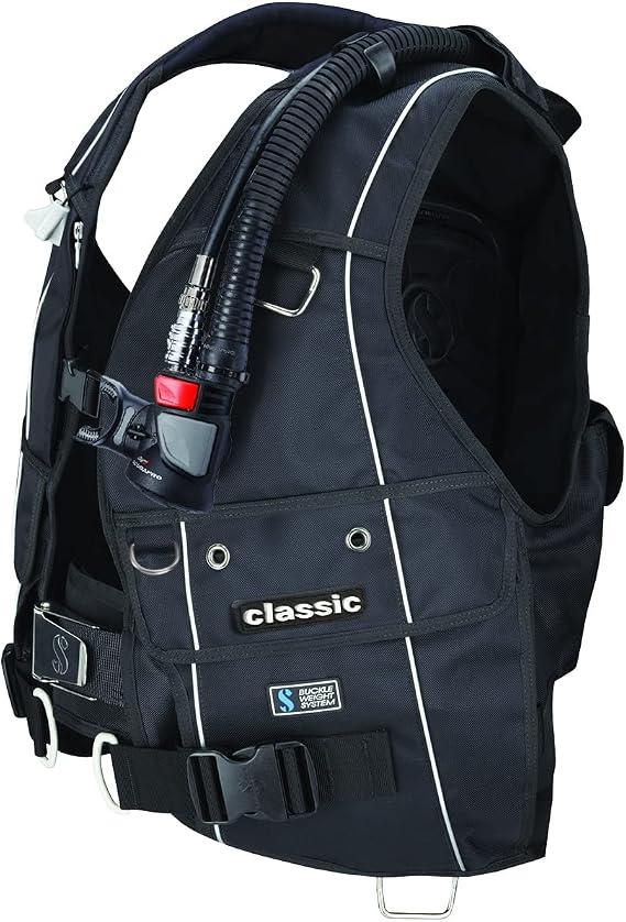 Scubapro Classic Diving BCD with 5th Generation Air2 Octopus/Inflator (Extra Small, Black)
