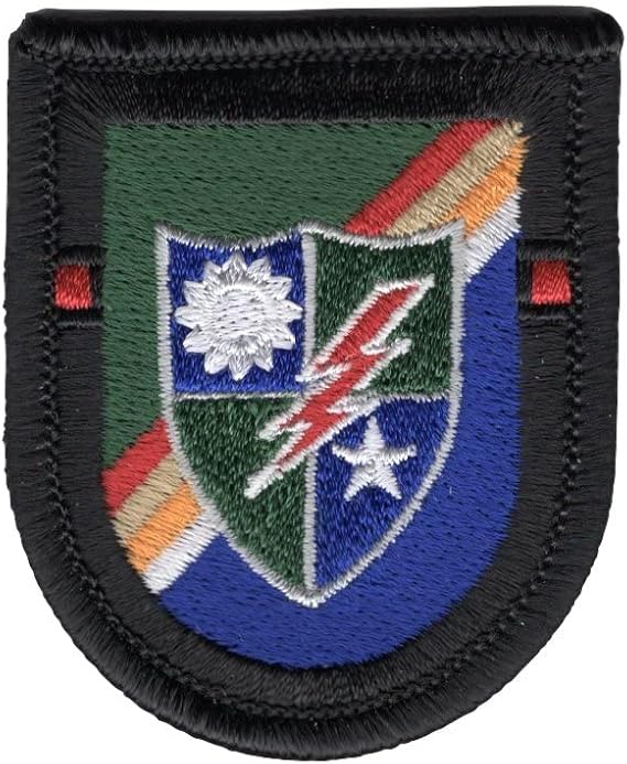 1st Battalion 75th Ranger Regiment Special Forces with Crest Flash Collectible Novelty Patch
