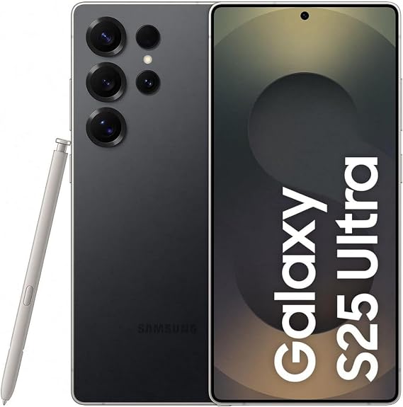 Samsung Galaxy S25 Ultra 5G 2025 (International Version) | GSM Unlocked (T-Mobile) | 1TB Storage + 12GB RAM SM-S938B Qualcomm Snapdragon 8 Elite Android 15 Smartphone (Titanium Black)