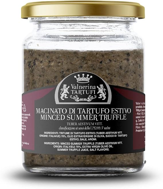 Valnerina Tartufi Minced Summer Black Truffle 80 g