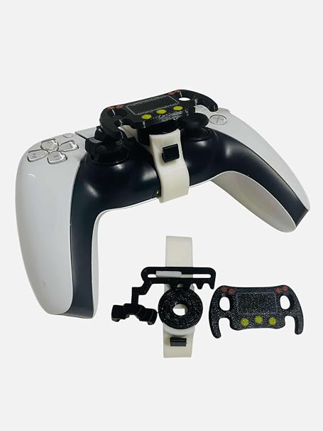 Mini Steering Wheel for PS5 Game Controller, Best for PS5 Racing Games