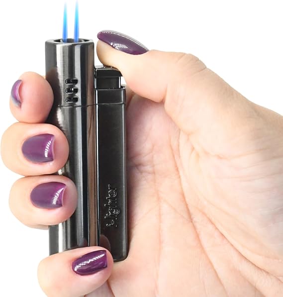 815 Double Jet Füme Çakmak