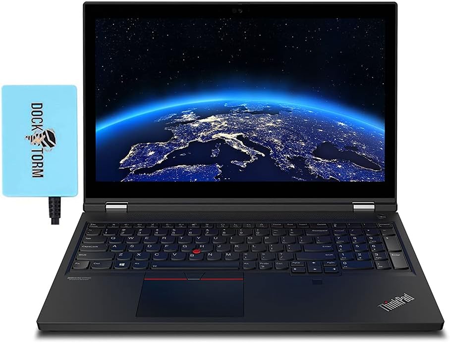 Lenovo ThinkPad P15 Gen 1 Workstation Laptop Intel i9-10885H 8-Core, 64GB RAM, 2x8TB PCIe SSD, RTX 3000, 15.6 4K Ultra HD 3840x2160 IPS, Backlit KB, FP Reader, WiFi 6, BT, Webcam, Win10P wHub