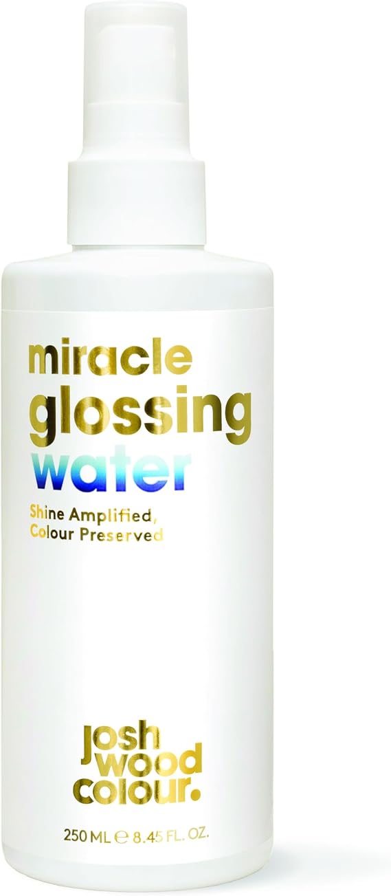 Josh Wood Colour Miracle Glossing Water 250ml Gloss and Shine, Enhance Your Colour, Frizz-free Glow, Free From Silicones, Deeply Hydrating